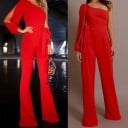 Off-shoulder fest jumpsuit för kvinnor 14