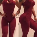 Sport jumpsuit för kvinnor med öppen rygg A2004 19