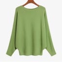 Sweater feminino com mangas morcego 11