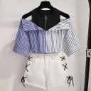 Damtopp och jeansshorts B1194 2