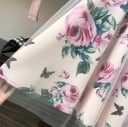 Kortärmad topp och kjol för kvinnor 4