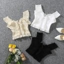 Top de mujer con detalle de cordones 4
