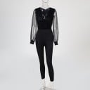 Glittrig jumpsuit för kvinnor A2922 3