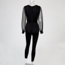 Glittrig jumpsuit för kvinnor A2922 4