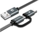 USB-datakabel Micro USB / USB-C 1