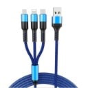 USB-datakabel Micro USB / USB-C / Lightning 3