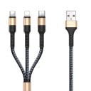 USB-datakabel Micro USB / USB-C / Lightning 4