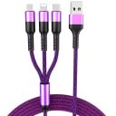 USB-datakabel Micro USB / USB-C / Lightning 6