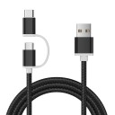 USB-datakabel Micro USB / USB-C K555 2
