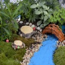 Miniatyr trädstubbe dekoration 4