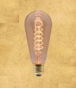 Dekorativ glödlampa med spiral J561 1