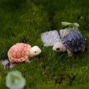 Dekorativa miniatyrsköldpaddor 2 st 2