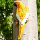 Dekorative Papageienskulptur 8