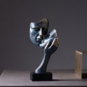 Sculpture décorative de visage 4