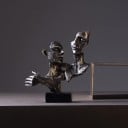 Sculpture décorative de visage 6