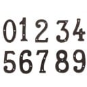 Dekorative Eisenziffer 13
