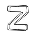 Lettre en fer décorative 26