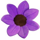 Badmatta för barn i form av en blomma J3134 1
