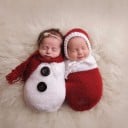 Set de sesión de fotos navideñas para niños 3