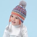 Kinder-Wintermütze über den Ohren A492 2