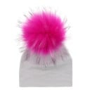 Kinder Wintermütze mit Bommel J3026 5