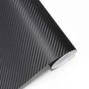 3D ανθρακονημάτινη μεμβράνη 10x100 cm Μαύρη Αυτοκόλλητη PVC μεμβράνη για αυτοκίνητο μοτοσικλέτα Διακόσμηση και προστασία Επιφάνεια εσωτερικού 1