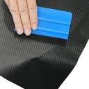 3D ανθρακονημάτινη μεμβράνη 50x200 εκ. Μαύρη Αυτοκόλλητη PVC μεμβράνη για αυτοκίνητο μοτοσικλέτα Διακόσμηση και προστασία Επιφάνεια εσωτερικού και εξωτερικού χώρου 2