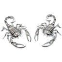 3D Autoaufkleber Skorpion Metallisches plastisches Emblem mit Scheren und gebogenem Schwanz Auffälliger Schmuck für die Karosserie 7