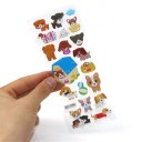3D autocolantes para crianças Grande conjunto com mais de 500 autocolantes em relevo com motivos de animais e meios de transporte Material PVC 3
