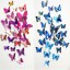 3D Butterfly fali dekoráció - 12 db 1