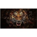 3D Car Rear Window Sticker with Striking Design Large Format Decoration Made of PVC for a Distinctive Look for Your Vehicle Size 130 x 70 cm 2