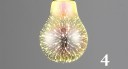 3D decoratieve kerstlamp met vuurwerk erin J467 7