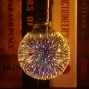 3D decoratieve kerstlamp met vuurwerk erin J467 9