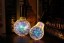 3D dekorativní Vánoční žárovka s ohňostroji uvnitř J467 2