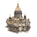 3D dřevěné puzzle Kyjevská katedrála Issy 32 x 29 x 37 cm 203 dílků Laserem řezaný model Kreativní stavebnice DIY dekorace 1