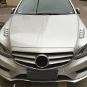 3D klistermärken för bil imitation av ventilationsöppningar Ett par dekorationer för motorhuv eller skärm Grå utförande med plastisk effekt Mått 40 x 6