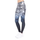 3D-Leggings für Damen mit Bäumen 2