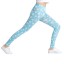 3D-Leggings für Damen mit Tropfen – Blau 2