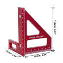 3D-målelineal til flere vinkler 7,9 x 8,5 x 11,2 cm trævinkel 45° og 90° layout præcis markering hjørneskabelon tømrerværktøj 4
