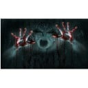 3D matrica az autó hátsó ablakára figyelemfelkeltő mintával Nagy formátumú PVC dekoráció az autó egyedi megjelenéséhez Méret 130 x 70 cm 9