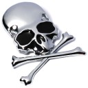 3D Metal Car Sticker Skull 4