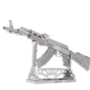 3D metallipalapeli - AK-47 kivääri 11 x 1,8 x 5,8 cm 1