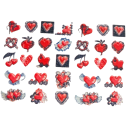 3D Nail Stickers P3350 6