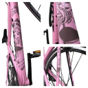 3D ochranná samolepka na rám kolesa 38x23x1 cm Odnímateľná nálepka proti poškriabaniu Cestný bicykel Horský bicykel Cyklistické doplnky 2