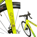3D ochranná samolepka na rám kolesa 38x23x1 cm Odnímateľná nálepka proti poškriabaniu Cestný bicykel Horský bicykel Cyklistické doplnky 4
