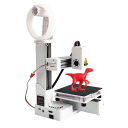 3D Printer Basic Level 15.5 x 17.5 x 21 cm Lightweight Quiet Compatible with PLA TPU 1.75mm Filament Type-C EU Adapter Max. Print 10 cm 1