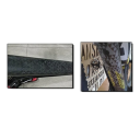 3D Protective Sticker for Bicycle Frame 38x23x1 cm Removable Scratch-Resistant Film for Mountain and Road Bikes Bicycle Frame Protection 2