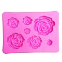 3D rose-formet bageform af silikone 4