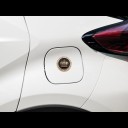 3D samolepka na auto s motívom koruny Kulatý emblém zo zliatiny zinku s lemom z kamienkov Ozdoba na viečko nádrže aj karosériu Priemer 4,8 6