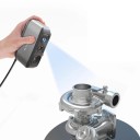 3D Scanner 3DMakerPro Moose with AI Visual Tracking Accuracy 0.03 mm Resolution 0.07 mm Blue LED 24-bit Camera Grey for Scanning 2